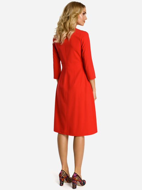 Sukienka trapezowa damska Made Of Emotion M335 2XL Czerwona (5902041196887) - obraz 2