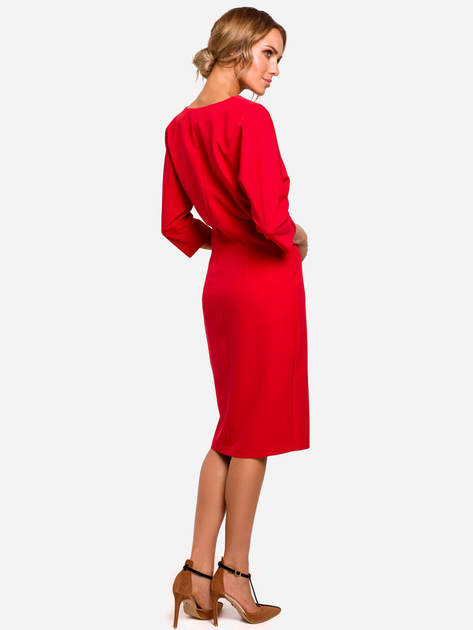 Sukienka ołówkowa damska Made Of Emotion M464 S Czerwona (5903068456077) - obraz 2