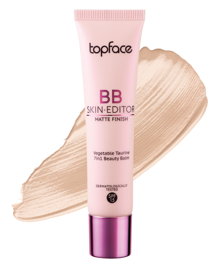 Тональный крем для лица с таурином матирующий TopFace BB Skin Editor PT462 №001 30 мл. выравнивающий - Фото 1 Тональный крем для лица с таурином матирующий TopFace BB Skin Editor PT462 №001 30 мл. выравнивающий - изображение 1