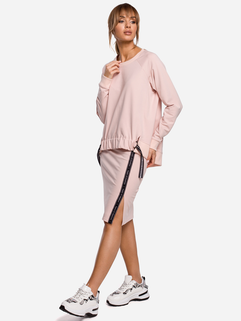 Bluza damska bez kaptura Made Of Emotion M492 M Różowa (5903068475078) - obraz 3