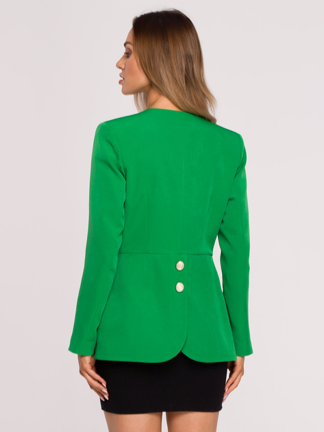 Піджак класичний жіночий Made Of Emotion M665 S Green (5903887663359) - зображення 2