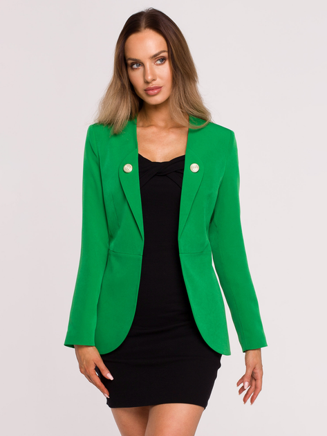 Піджак класичний жіночий Made Of Emotion M665 XL Green (5903887663366) - зображення 1