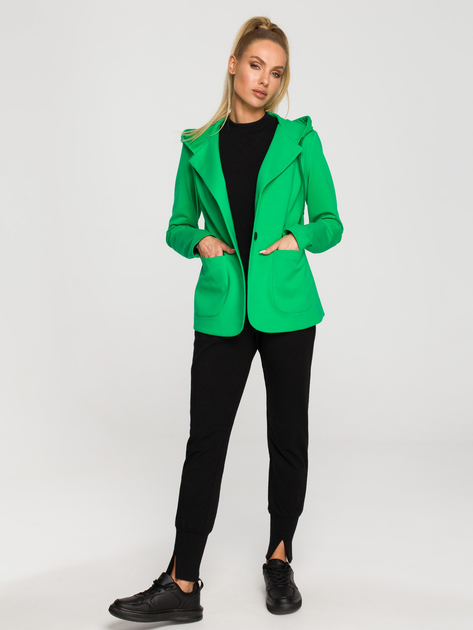 Marynarka damska Made Of Emotion M691 L Zielona (5903887672429) - obraz 3