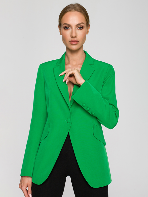 Піджак класичний жіночий Made Of Emotion M701 S Green (5903887674393) - зображення 1