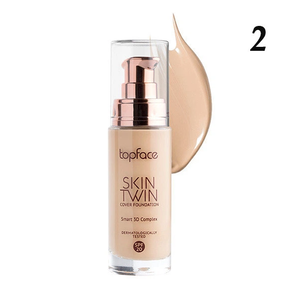 Основа тональная Skin Twin Cover Foundation SPF20, № 02