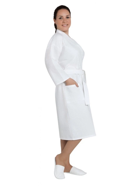 Вафельный халат Кимоно Luxyart XL 000067238 - Фото 1 Вафельный халат Кимоно Luxyart XL 000067238 - изображение 1