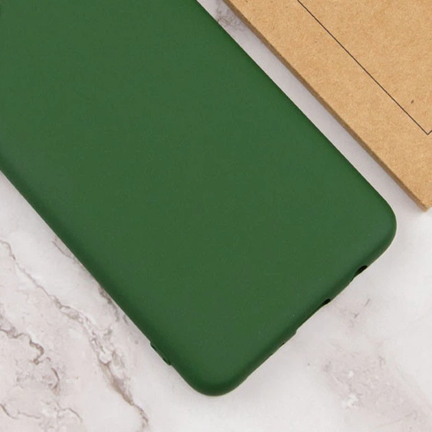 Чохол TPU GETMAN Liquid Silk Full Camera для Xiaomi Redmi Note 12S Зелений / Dark green - Фото 3 Чохол TPU GETMAN Liquid Silk Full Camera для Xiaomi Redmi Note 12S Зелений / Dark green - изображение 3