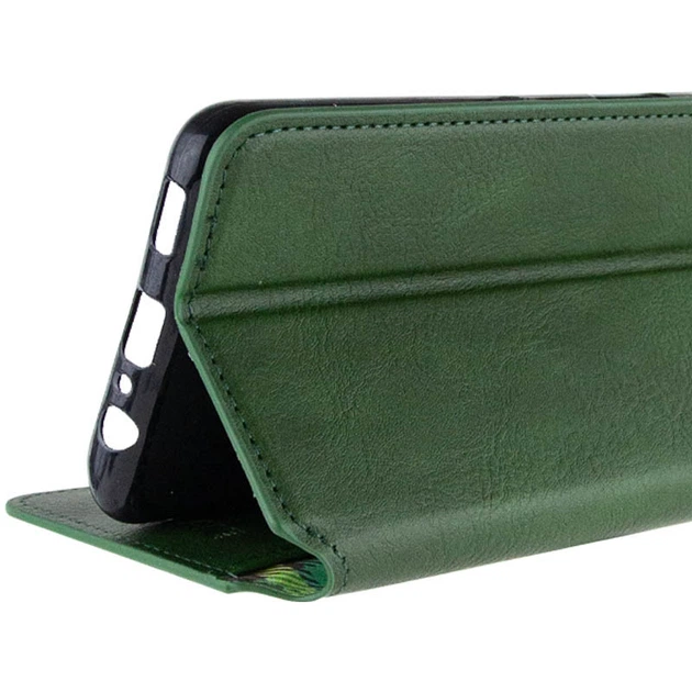 Кожаный чехол книжка GETMAN Cubic (PU) для Xiaomi Redmi 12 Green - изображение 5