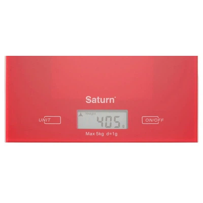 Ваги кухонні Saturn ST-KS7810 Red - зображення 2