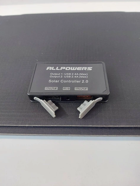 Солнечное зарядное устройство для смартфонов AllPowers 21W ETFE 2xUSB 2.4A, солнечная батарея для телефона - изображение 4