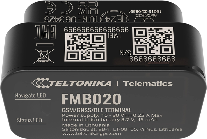 Система управління автопарком Teltonika GPS-трекер (FMB020) - зображення 3