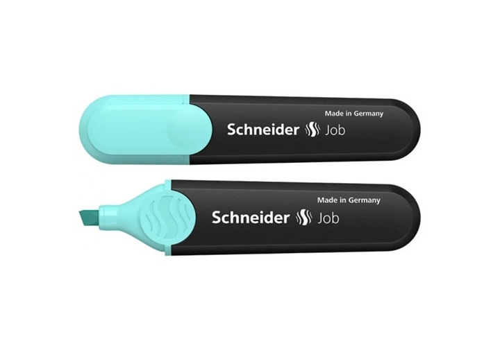 Маркер текстовыделитель SCHNEIDER JOB 1-5 мм, бирюзовый (S1523) - Фото 1 Маркер текстовыделитель SCHNEIDER JOB 1-5 мм, бирюзовый (S1523) - изображение 1