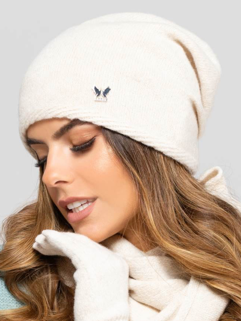 Czapka Kamea K.19.074.03 One Size Beżowa (5903246724745) - obraz 1