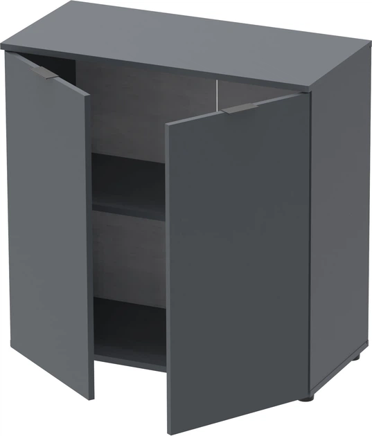 Комод Doros Рон 3 80 х 38 х 81 см 2 фасада Графит (41516002) - изображение 3