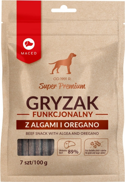 Funkcjonalny gryzak Maced z wodorostami i oregano 100 g (5907489324052) - obraz 1