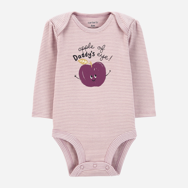 Детское боди для девочек Carter's 1P544710 76-81 см Фиолетовое ...