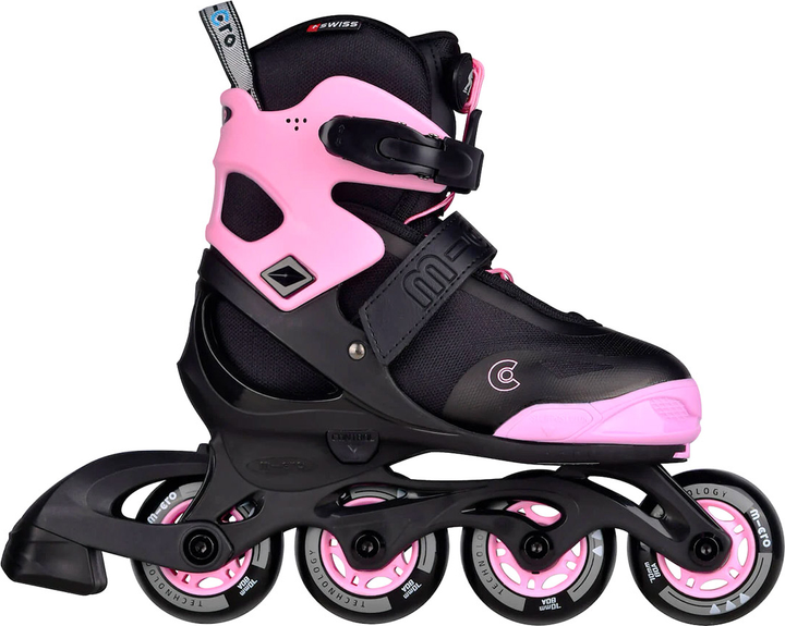 Роликовые коньки Micro Joy black-pink 37-40 (MIS-JOY-BK-PK-37 ...