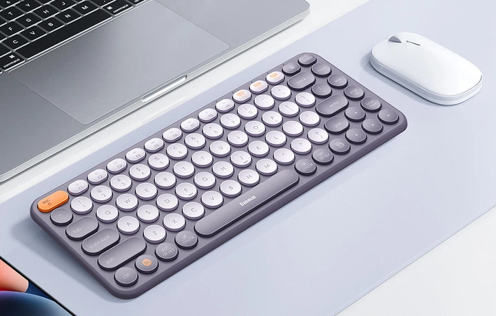 Бездротова Bluetooth клавіатура Baseus K01A для Windows, iOS, Linux, Android - зображення 3