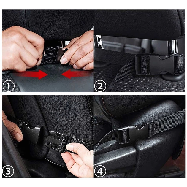 Органайзер на спинку сиденья U&P Multi Pockets 41 x 60 см Black (YAA-CO3-BK) - изображение 5