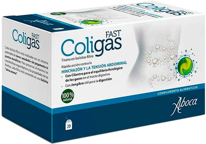 Дієтична добавка Aboca Coligas Fast 20 Filter саше (8032472013150) - зображення 1