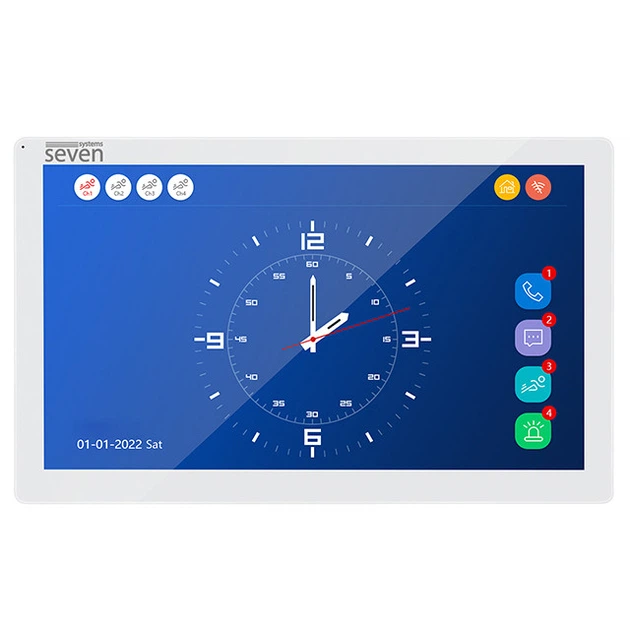 IP видеодомофон с Wi-Fi SEVEN DP-7517FHDW white - изображение 2