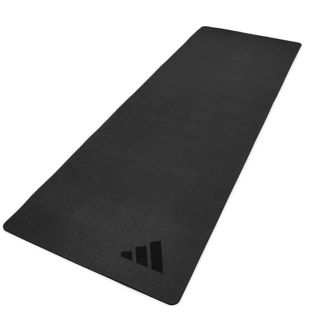 Коврик для йоги Adidas Premium Yoga Mat черный Уни 176 х 61 х 0,5 см ADYG-10300BK - изображение 2