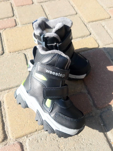 Зимние ботинки для мальчика WeeStep 178567052 DB черные р.24-15,3 см - Фото 4 Зимние ботинки для мальчика WeeStep 178567052 DB черные р.24-15,3 см - изображение 4