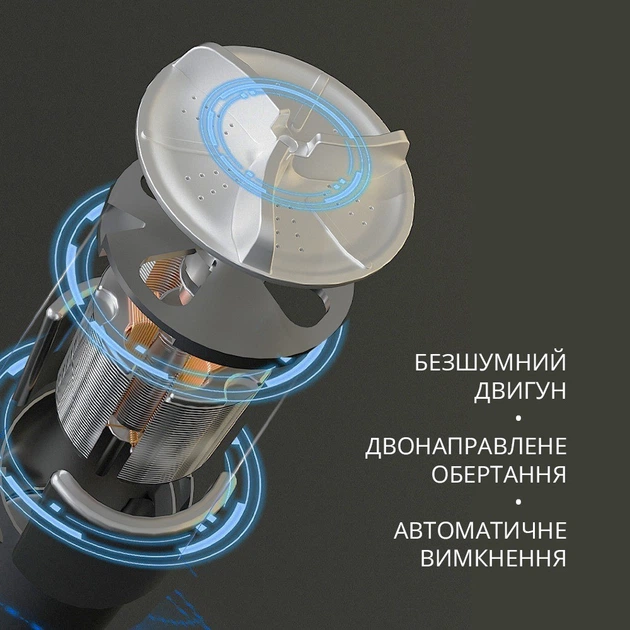 Портативная складная стиральная машинка, компактная мини-стиралка ведро (голубая) - изображение 4