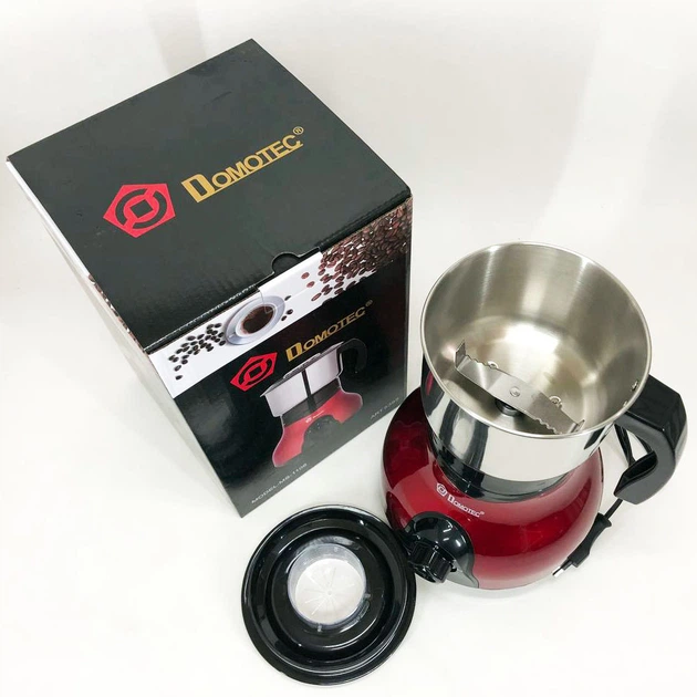 Электрическая кофемолка Domotec MS-1108 600 мл 250 Вт, электрическая кофемолка для турки, роторная кофемолка - Фото 9 Электрическая кофемолка Domotec MS-1108 600 мл 250 Вт, электрическая кофемолка для турки, роторная кофемолка - изображение 9