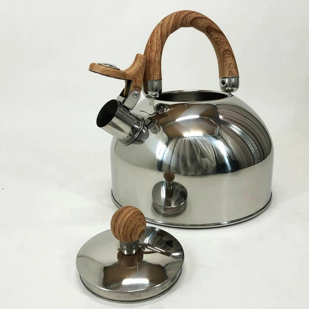Чайник Unique со свистком UN-5302 2,5л brown - изображение 6