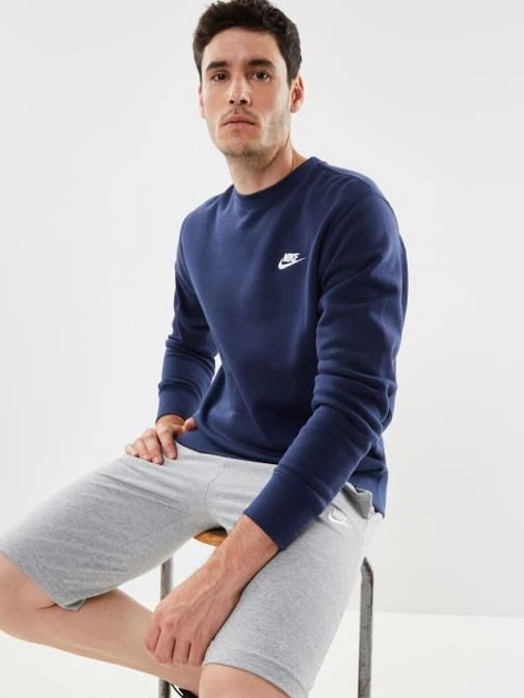Свитшот мужской Nike Sportwear Club Crew BV2662-410 M (193146344784) - изображение 4
