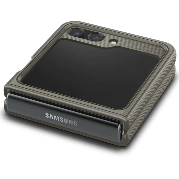 Чехол Caseology Parallax для Samsung Galaxy Flip 5 Ash Gray (ACS06243) - Фото 4 Чехол Caseology Parallax для Samsung Galaxy Flip 5 Ash Gray (ACS06243) - изображение 4