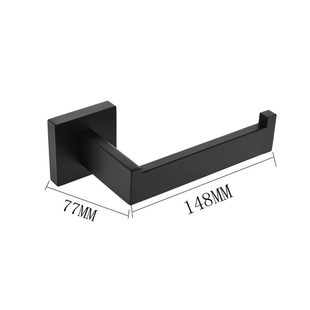 Держатель туалетной бумаги из нержавеющей стали IwConcept LSB-15 304 Steel (Черный) - изображение 3
