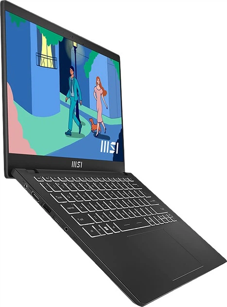 Ноутбук MSI Modern 14 (MODERN 14 C12M-286XUA) FullHD Black - зображення 2