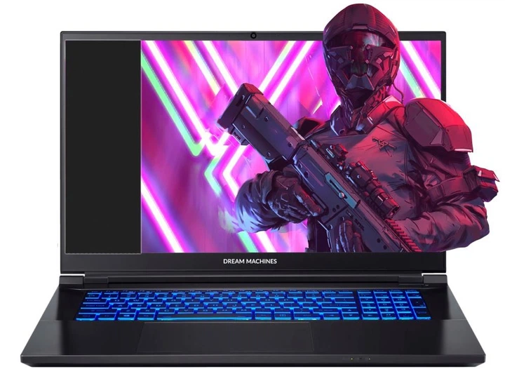 Ноутбук Dream Machines RS3060-17 (RS3060-17UA51) Black - Фото 1 Ноутбук Dream Machines RS3060-17 (RS3060-17UA51) Black - зображення 1