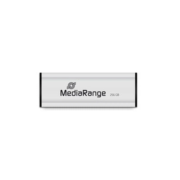 Флеш-накопичувач USB3.0 256GB MediaRange Black/Silver (MR919) - изображение 2