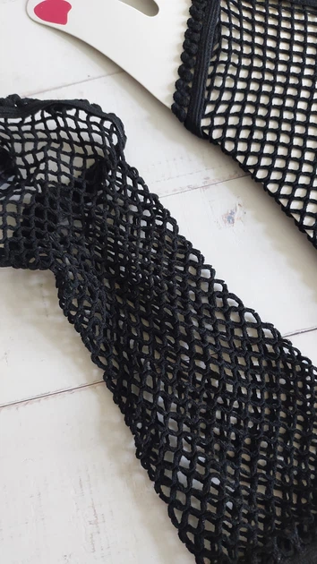 Рукавички мітенки жіночі сітка довгі без пальців Honey Fashion Accessories S/M/L чорний (7-49) - Фото 7 Рукавички мітенки жіночі сітка довгі без пальців Honey Fashion Accessories S/M/L чорний (7-49) - зображення 7