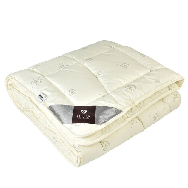 Зимнее 1,5-спальное одеяло овечья шерсть Идея Wool Classic 140x210 8-11815 - Фото 1 Зимнее 1,5-спальное одеяло овечья шерсть Идея Wool Classic 140x210 8-11815 - изображение 1