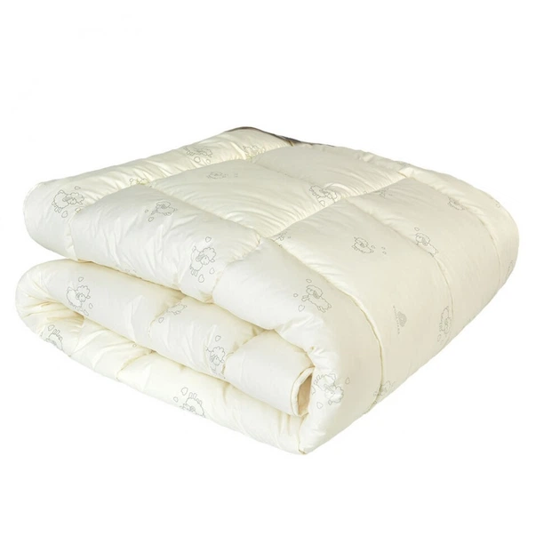 Зимнее 1,5-спальное одеяло овечья шерсть Идея Wool Classic 140x210 8-11815 - Фото 2 Зимнее 1,5-спальное одеяло овечья шерсть Идея Wool Classic 140x210 8-11815 - изображение 2