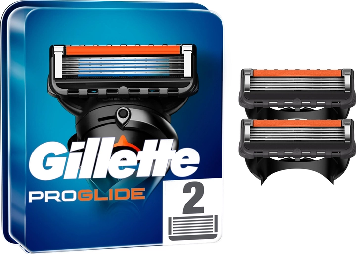Wymienne wkłady (ostrza) do golenia dla mężczyzn Gillette Fusion5 ProGlide 2 szt (7702018085897) - obraz 2