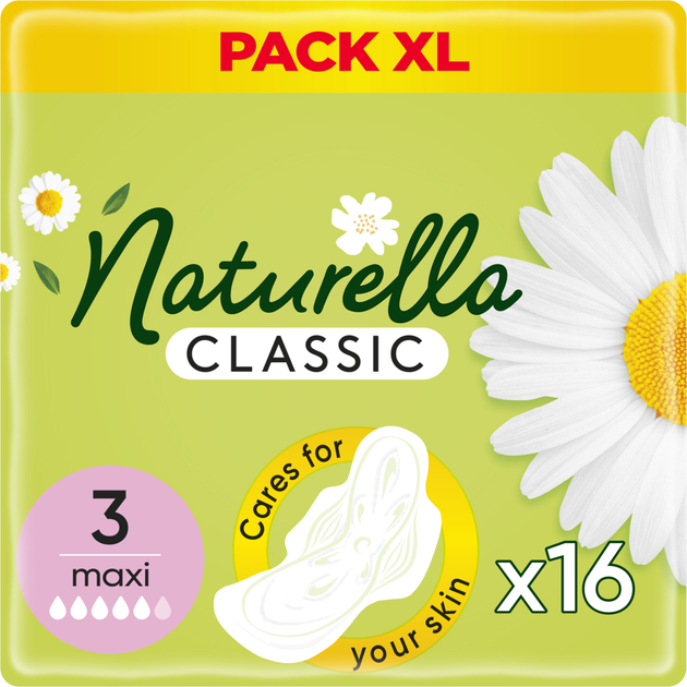 Wkładki higieniczne Naturella Classic Maxi 16 szt (4015400318026) - obraz 1
