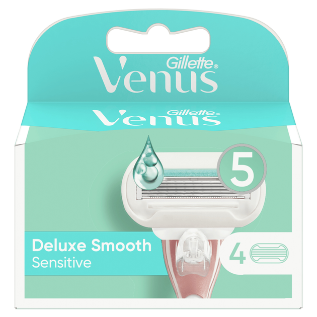 Wymienne wkłady do golenia (ostrza) Venus Embrace Sensitive 4 sztuki (7702018352883) - obraz 1