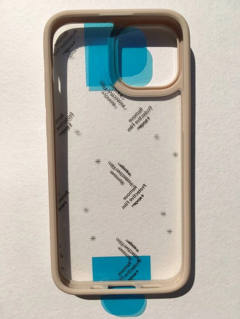 Чехол противоударный Spigen Ultra Hybrid для Iphone 13 Mini (5.4") Sand Beige Прозрачный ACS03321 - Фото 4 Чехол противоударный Spigen Ultra Hybrid для Iphone 13 Mini (5.4") Sand Beige Прозрачный ACS03321 - изображение 4