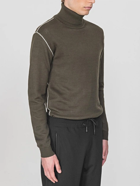 Golf męski wełniany Antony Morato MMSW01157YA400006-9000 M Czarny (8052136000616) - obraz 3