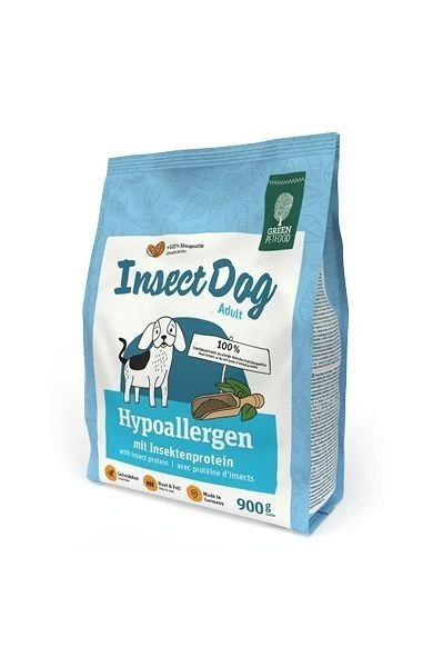 Сухой корм Green Petfood InsectDog Hypoallergen Гипоаллергенный беззерновой корм для собак с протеином насекомых 0,9 кг - Фото 1 Сухой корм Green Petfood InsectDog Hypoallergen Гипоаллергенный беззерновой корм для собак с протеином насекомых 0,9 кг - изображение 1