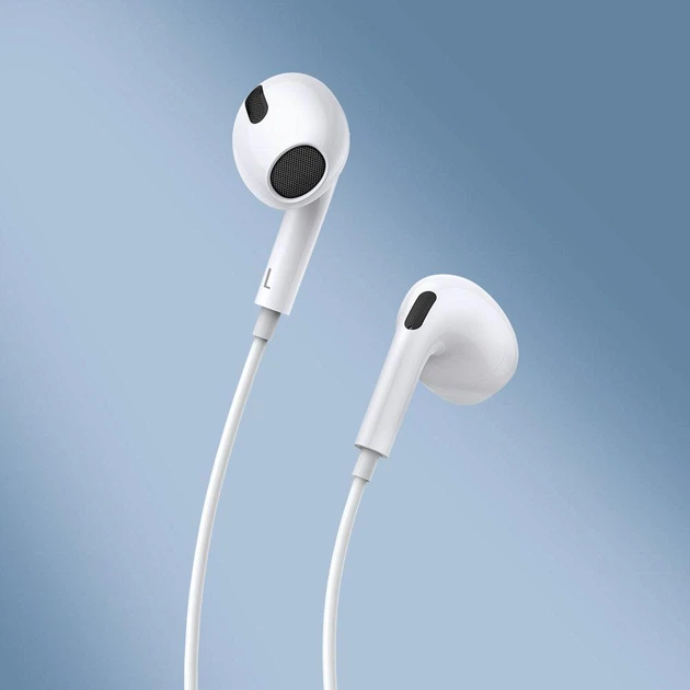Проводные наушники-вкладыши с микрофоном Baseus Encok c17 USB type C White (NGCR010002) - изображение 9