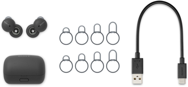 Навушники Sony LinkBuds WF-L900 Grey (WFL900H.CE7) - зображення 9