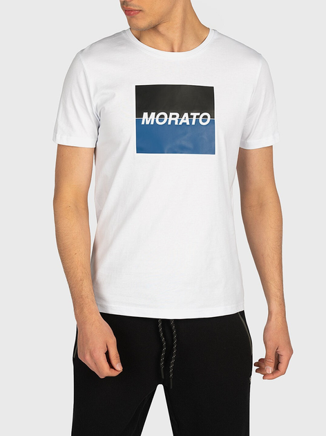 T-shirt męski Antony Morato MMKS01992FA100144-1000 2XL Biały (8052136096848) - obraz 1