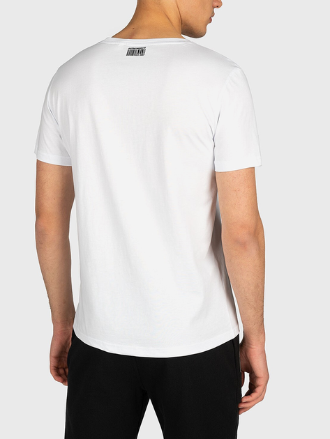 T-shirt męski Antony Morato MMKS01992FA100144-1000 2XL Biały (8052136096848) - obraz 2
