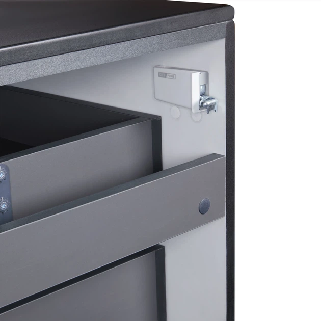 Тумба підвісна Qtap Tern 800х476х469 Matt black зі стільницею QT1779TPL802MB - зображення 3